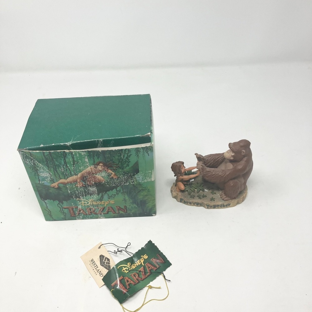Vintage Disney Tarzan Forever Together Figure Box Westland Gifts 1999
